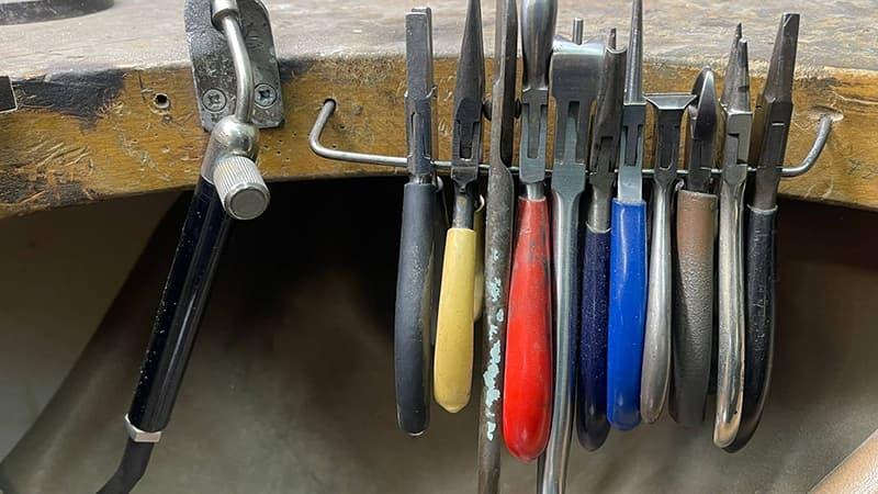 Jewellers work bench